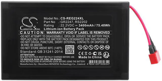 Alt view image 3 of 5 - Battery for Razor RipStik Electric Caster Board GR2247 RS2202 Scooter 22.2v