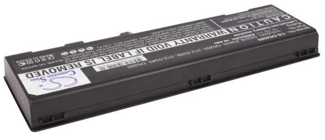 Alt view image 2 of 5 - Battery for D5318 U4873 Y4873 YF976 Dell Inspiron 6000 9200 310-6321 312-0340