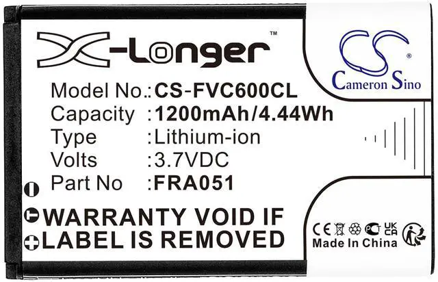 Alt view image 3 of 3 - Battery for FRITZ!Fon FRA051 312BAT026 312BAT030 C6 DECT X6 CS-FVC600CL 3.7V