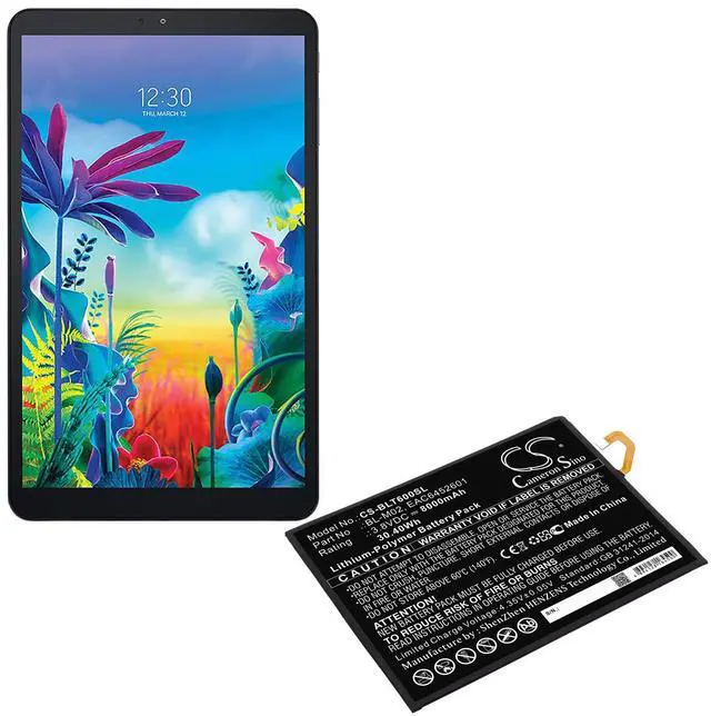 Alt view image 5 of 5 - Battery for LG BL-M02 EAC6452601 G Pad 5 LM-T600L LM-T600QS LM-T600VS LM-T600TS
