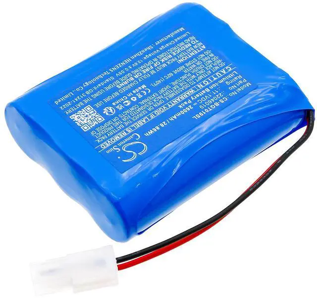 Alt view image 2 of 5 - Battery for B&G 22046019 PTT Pressurizing Tank Top spray pump CS-BGT019SL 11.1V