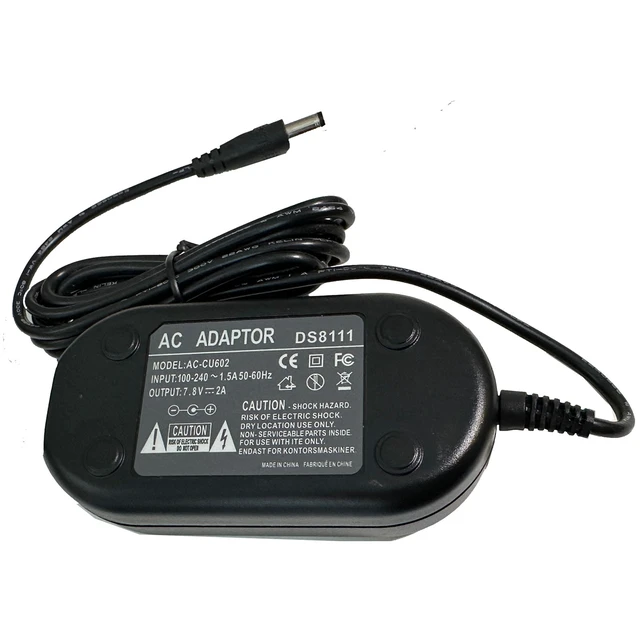 Alt view image 2 of 6 - AC Power Adapter for Canon ACK-E2 ACKE2 DR-400 Coupler EOS 5D 10D 50D 40D 20D 30D D30 D60 Digital Rebel