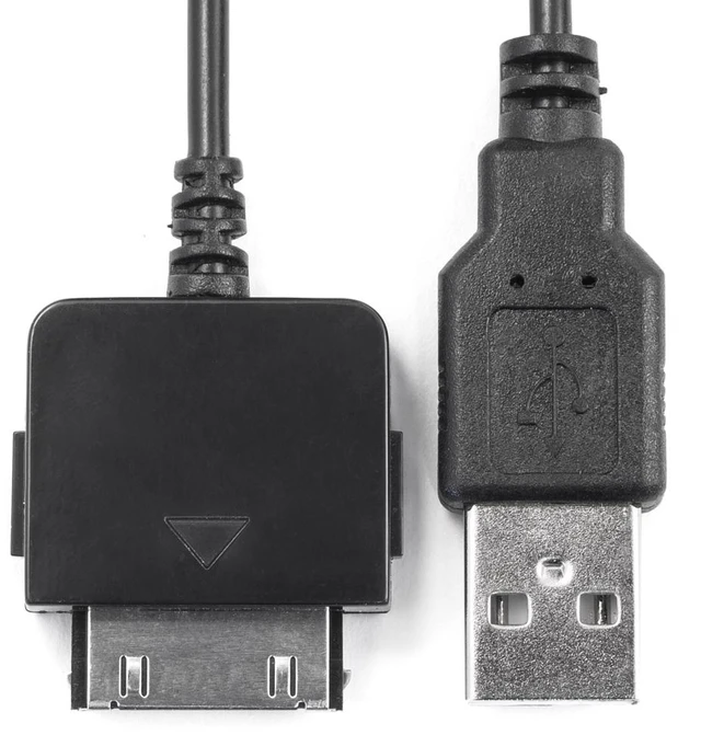 Alt view image 2 of 4 - 3-Pack - Replacement Zune HD Sync Cable for Microsoft MP3 Media Player USB 4GB 8GB 16GB 30GB 80GB 120GB