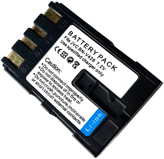 Main image of Battery for JVC BN-V428 BN-V428U GR-33 BN-V408U GY-HD100 GR-HD1 BN-V408 BN-V416U GR-D200 GR-DV2000