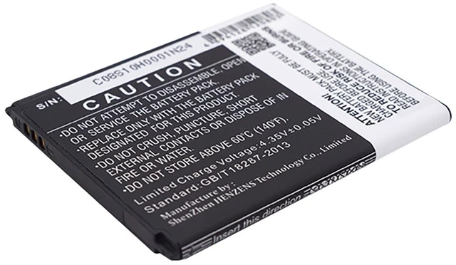 Alt view image 4 of 5 - Battery for Samsung GreatCall Touch 3 Jitterbug SM-310 EB-B130AE EB-B130AU