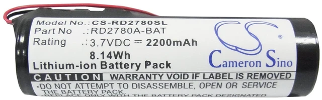 Alt view image 5 of 6 - Battery for RCA Lyra Jukebox RD2780 MP3 Playme RD2780A-BAT Player CS-RD2780SL