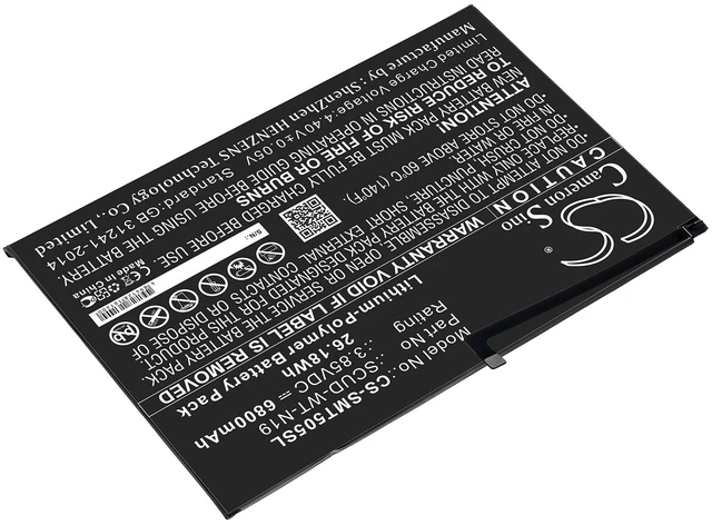 Alt view image 2 of 4 - Battery for Samsung Galaxy Tab A7 10.4 2020 SM-T500 SM-T505 SCUD-WT-N19 Tablet