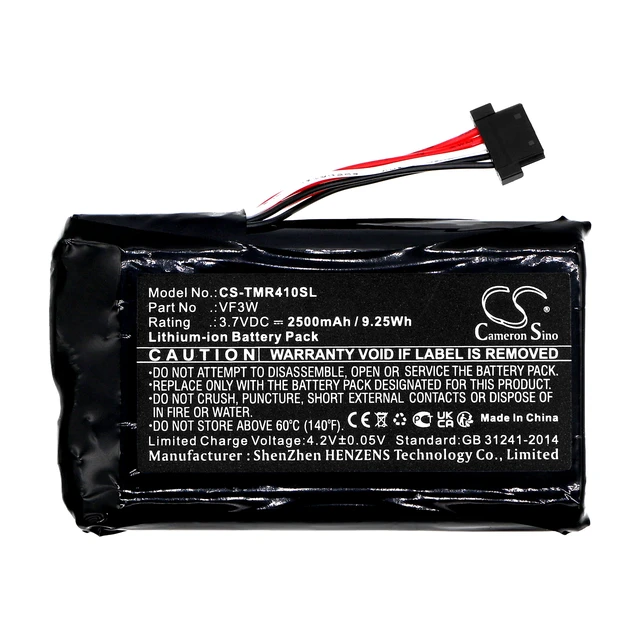 Alt view image 3 of 5 - Battery for TomTom VF3W LHA11133000 LHA11138000 Rider 400 410 550 4GE40