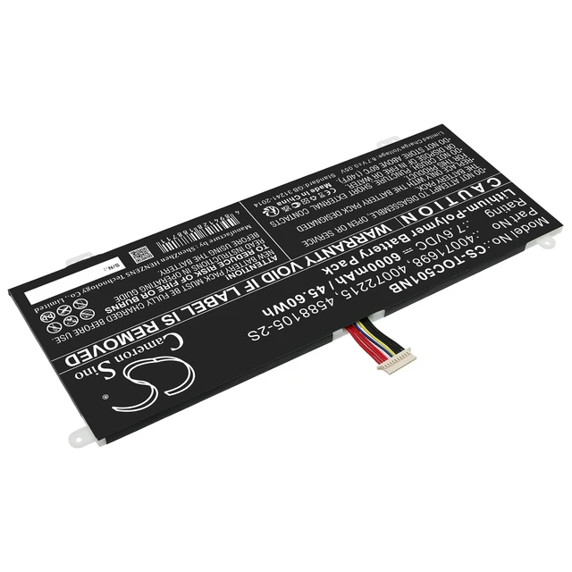 Alt view image 2 of 5 - Battery for 4588105-2S 40071698 40072215 Dynabook C40 C50 Medion Akoya E15403