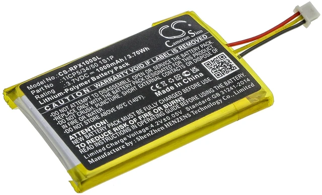 Main image of Battery for Razer OPUS X 1ICP5/34/50 1S1P Wireless Headset CS-RPX100SL 1000mAh