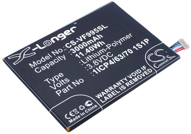 Main image of Battery for Vodafone Smart ultra 6 V995 V995N VF-V995 VF-V995N 1ICP4/63/70 1S1P