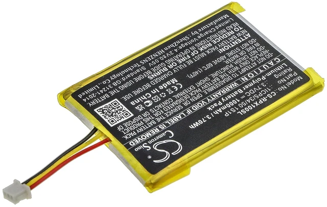 Alt view image 2 of 6 - Battery for Razer OPUS X 1ICP5/34/50 1S1P Wireless Headset CS-RPX100SL 1000mAh