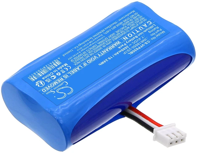Alt view image 2 of 5 - Battery for VeriFone X990 X970 T650p Payment Terminal CS-VFP650BL 7.4v Li-ion