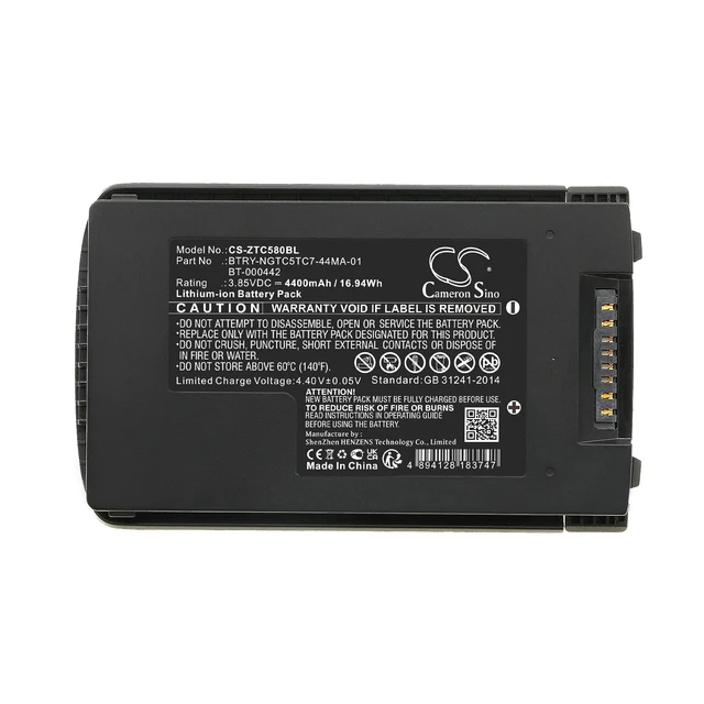Alt view image 5 of 5 - Battery for Zebra TC53 TC5301 TC58 TC73 TC78 BT-000442 BTRY-NGTC5TC7-44MA-01