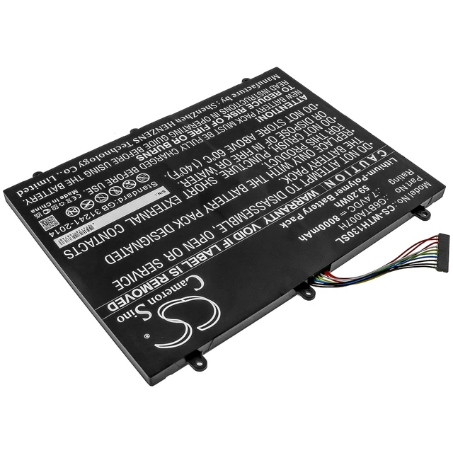 Alt view image 2 of 5 - Battery for Wacom Cintiq Companion 2 DTH-W1300 G6BTA007H Tablet CS-WTH130SL