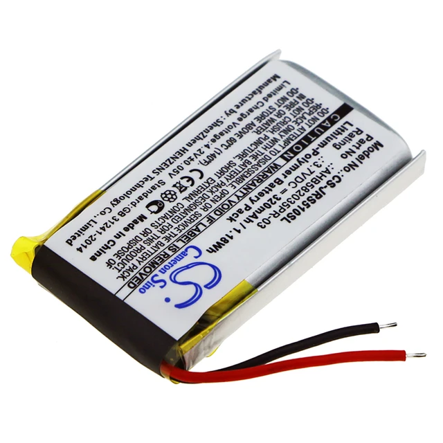 Alt view image 2 of 4 - Battery for Jabra AHB582035PR-03 Speak 510 speakerphone CS-JRS510SL Li-Polymer