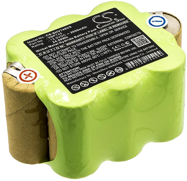 Main image of Battery for Shark SV745 XBP745 Vacuum CS-SHV745VX 12.0v 2000mAh Ni-MH 24.00Wh