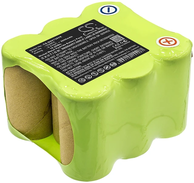 Main image of Battery for Shark SV735 1028FK Vacuum CS-SHV735VX 9.6v 2000mAh Ni-MH 19.20Wh