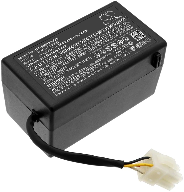 Main image of Battery for Samsung Navibot SR8980 VCR8980L3K VR10F71 DJ43-00006A DJ43-00006B