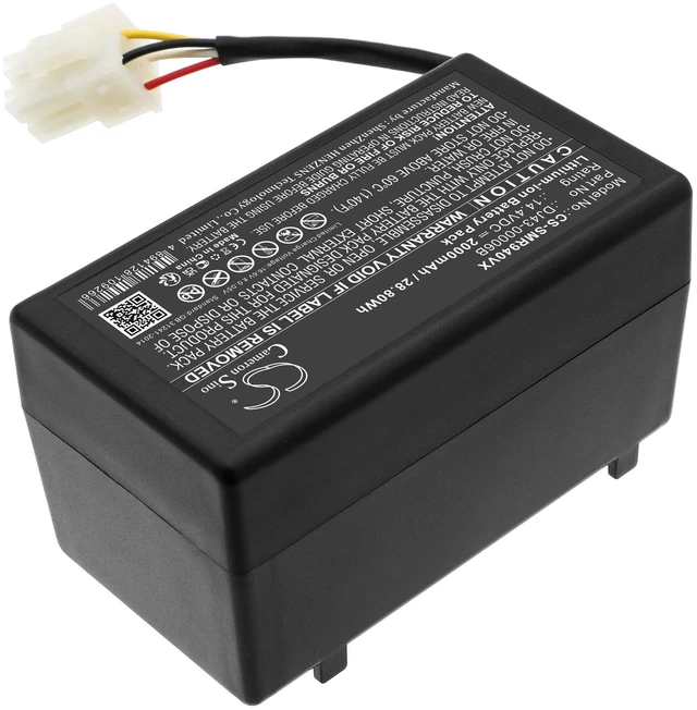 Alt view image 2 of 6 - Battery for Samsung Navibot SR8980 VCR8980L3K VR10F71 DJ43-00006A DJ43-00006B