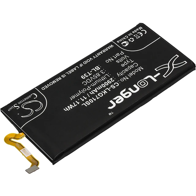Alt view image 2 of 4 - Battery for LG BL-T39 EAC63878401 Arena 2 Aristo 4 Plus 4+ Escape Plu LTE G7 Fit