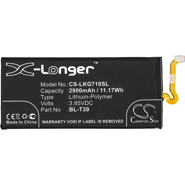 Alt view image 3 of 4 - Battery for LG BL-T39 EAC63878401 Arena 2 Aristo 4 Plus 4+ Escape Plu LTE G7 Fit