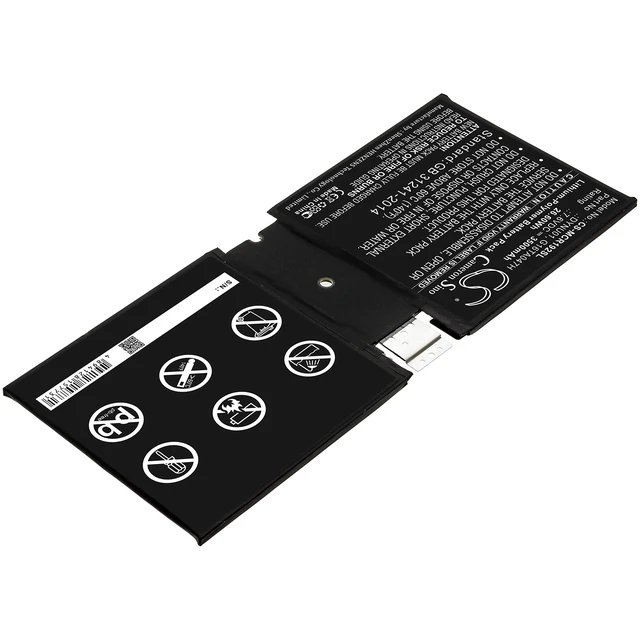Alt view image 2 of 4 - Battery for Microsoft Surface 1927 Go 2 DYNU01 G16TA047H Tablet CS-MCR192SL 7.6v