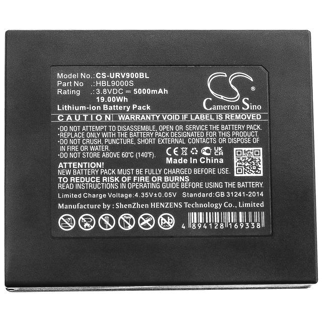 Alt view image 3 of 4 - Battery for Urovo i9000s HBL9000S Logistics ERP PDA 4G CS-URV900BL 3.8v Li-ion