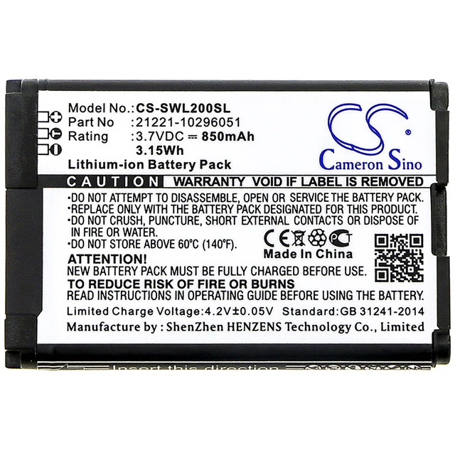 Alt view image 3 of 3 - Battery for Siemens Rexton WL200AP REXTON SGI-WL200AP BLU RCU 21221-10296051