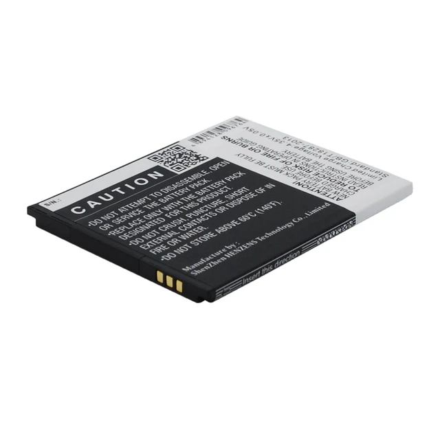 Alt view image 4 of 5 - Battery for Mobistel Cynus F6 POSH E500A Titan HD BTY26188 B01-E500 CS-MCF600SL