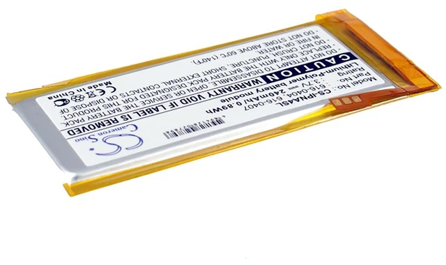 Alt view image 2 of 6 - Battery for Apple iPod Nano 4th Gen 16GB 4GB 8GB 616-0405 616-0407 MB903LL/A