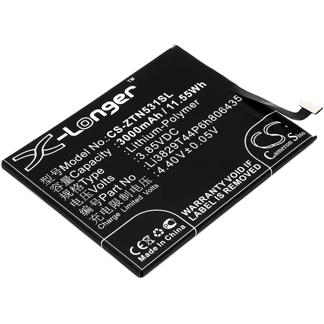 Main image of Battery for ZTE Nubia M2 Lite X8 Z11 NX531 NX531J NX573J Li3829T44P6h806435