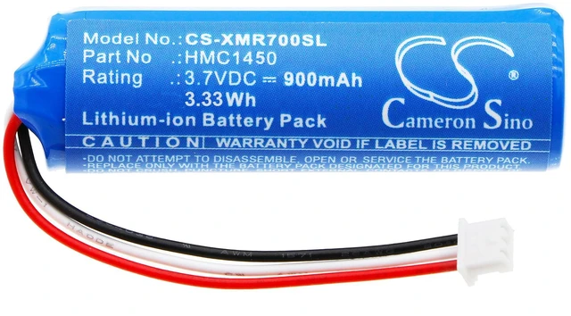 Alt view image 3 of 5 - Battery for Xiaomi 70mai Pro HMC1450 Dashcam CS-XMR700SL 3.7v 900mAh 3.70Wh