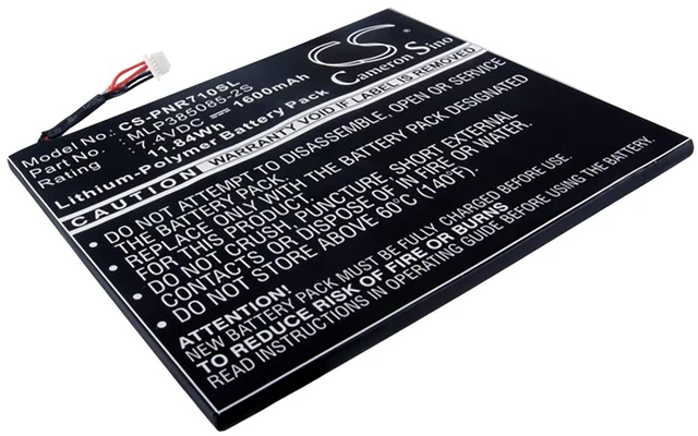 Main image of Battery for Pandigital PRD07T10WWH7 PRD07T10WWH756 R70D200 Velocity MLP385085-2S