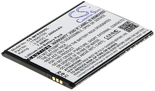 Main image of Battery for KAZAM SFR Mobiwire Thunder 350L TH305L TH305L-XDFBH0000176 178067700