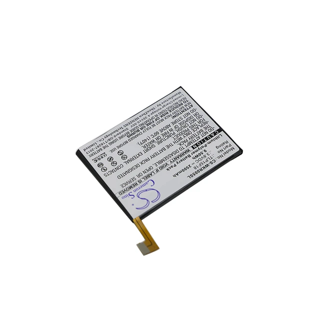 Alt view image 2 of 5 - Battery for Wiko Rainbow Up 4G Dual SIM LTE TLP15F18 TLP15G07 CS-WKR005SL 3.8V