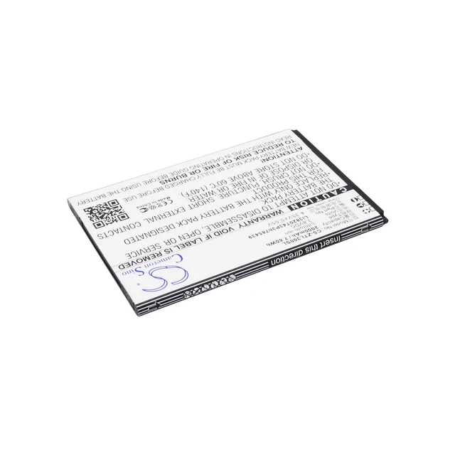 Alt view image 2 of 5 - Battery for ZTE Blade L3 Li3820T43P3h785439 SmartPhone CS-ZTL300SL 3.8v 2000mAh