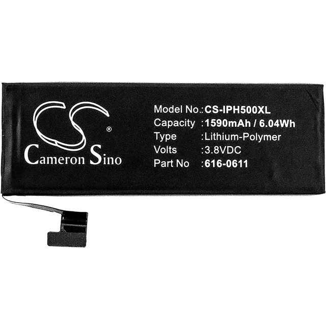 Alt view image 3 of 6 - Battery for Apple A1428 A1429 iPhone 5 616-0610 616-0611 616-0613 LIS1491APPCS