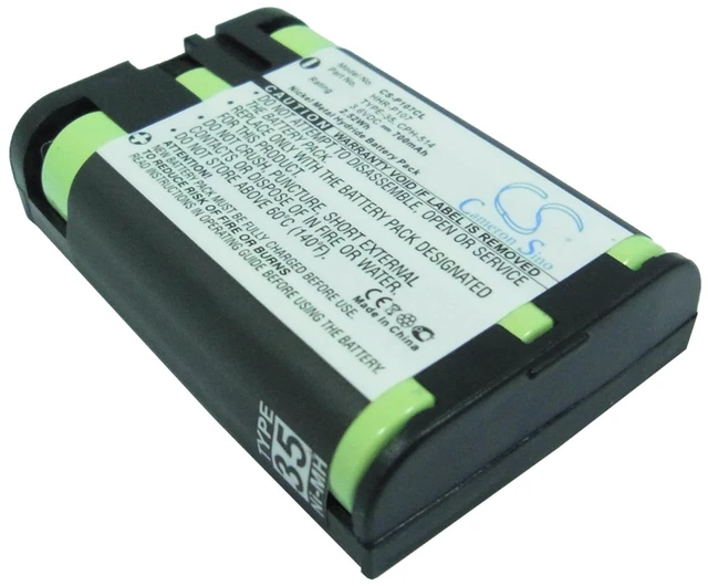 Main image of Battery for Radio Shack 23-479 Panasonic KX-TGA600 PQSUHGLA1ZA HHR-P107 TYPE-35