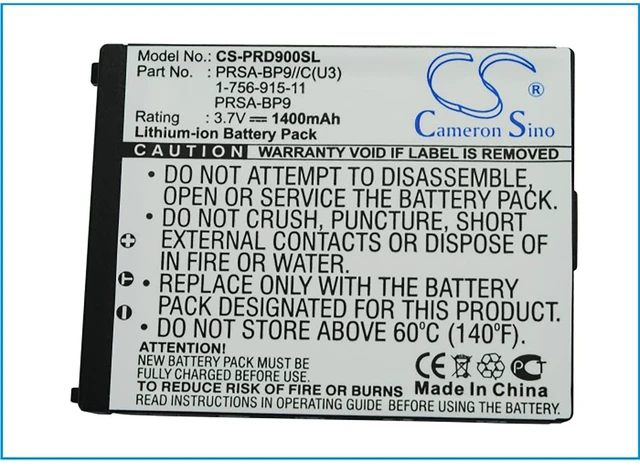 Alt view image 5 of 5 - Battery for Sony Portable Reader PRS-900 PRS-900BC PRS900 1-756-915-11 PRSA-BP9