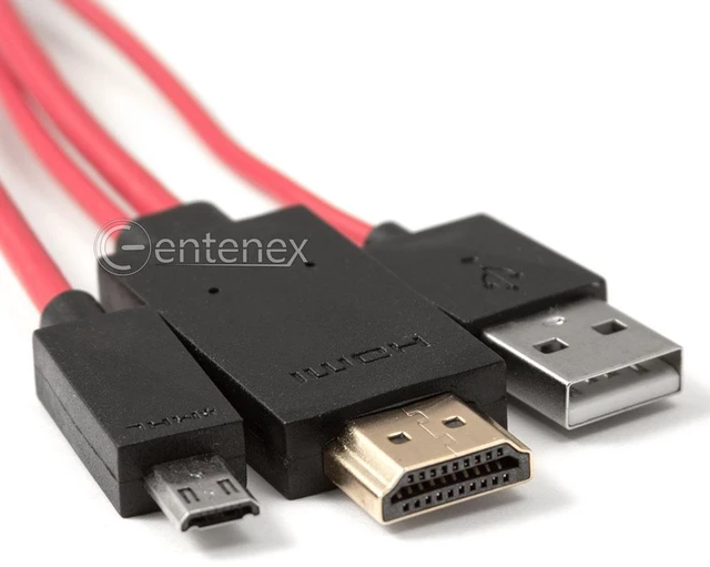 Main image of MHL Adapter Cable Micro USB to HDMI for Samsung Galaxy S3 S4 & Note 2