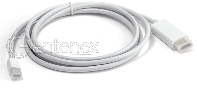 Alt view image 2 of 2 - 6FT Thunderbolt Mini DisplayPort to HDMI Cable Adapter for MacBook Pro Air iMac