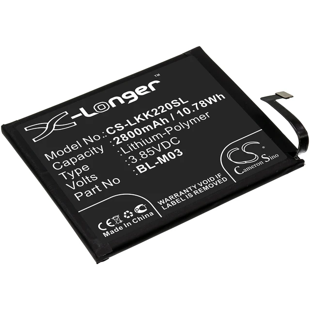 Main image of Battery for LG K200BMW K22 2020 K22+ LMK200BAW LMK200BMW BL-M03 EAC64791001