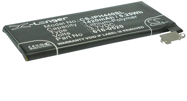 Main image of Battery for Apple iPhone 4G 32GB 616-0512 616-0520 616-0521 GB-S10-423482-0100