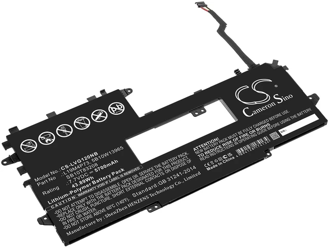 Main image of Battery for Lenovo ThinkPad X1 Titanium Yoga G1 5B10W13965 L19M4P73 SB10T83208