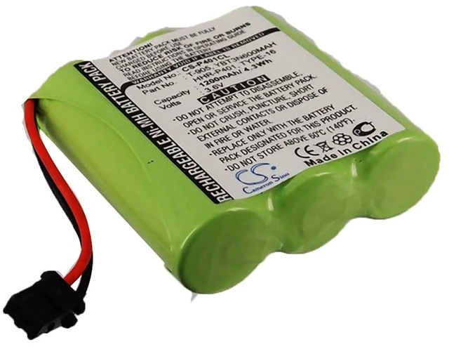 Main image of Battery for Radio Shack 23-897 Panasonic HHR-P401 HHR-P401A PQKK10093 TYPE 16