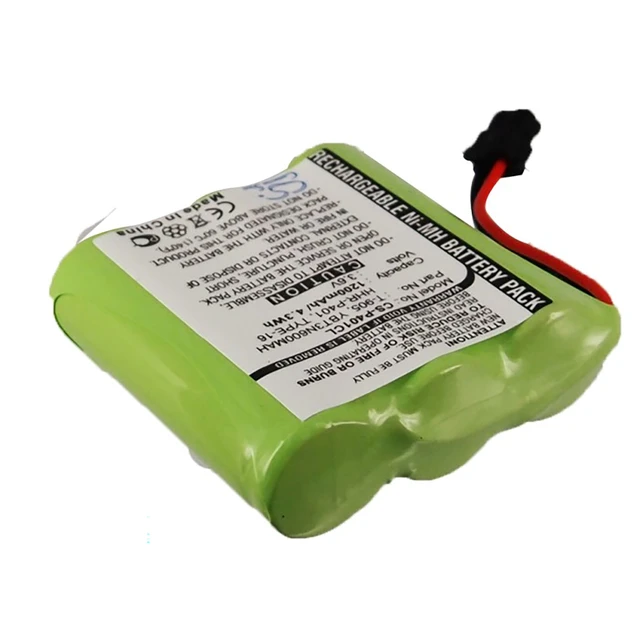 Alt view image 2 of 6 - Battery for Radio Shack 23-897 Panasonic HHR-P401 HHR-P401A PQKK10093 TYPE 16