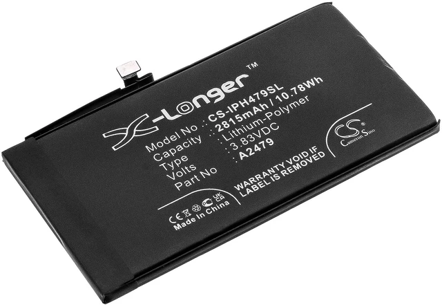 Main image of Battery for Apple iPhone 12 Max Pro A2431 A2479 A2471 CS-IPH479SL 3.83v 2815mAh
