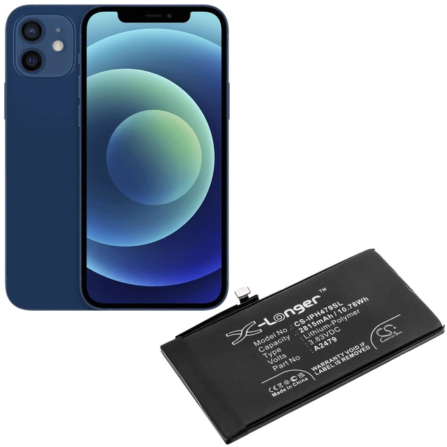 Alt view image 5 of 5 - Battery for Apple iPhone 12 Max Pro A2431 A2479 A2471 CS-IPH479SL 3.83v 2815mAh