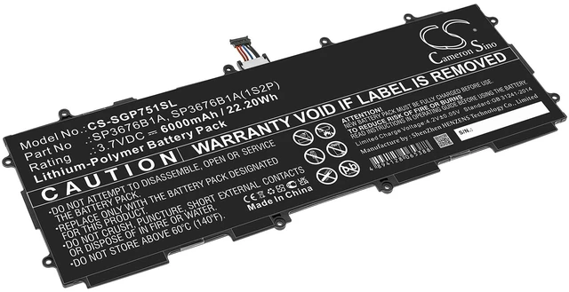 Main image of Battery for Samsung Galaxy Note 10.1 Tab 2 GH43-03562B SP3676B1A SP3676B1A(1S2P)